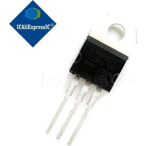 10PCS L7805CV TO220 L7805 TO-220 7805 LM7805 MC7805 stabilivolt voltage-regulator tube New original In Stock
