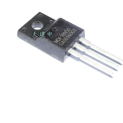 10 pcs/lote MOSFET MDF18N50TH MDF18N50 Transistor original nuevo new 18N50 18A500V
