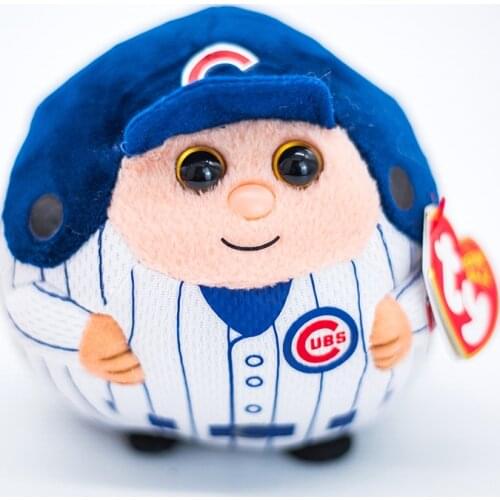 10CM Ty Beanie Big Eyes Major League Baseball MLB New York Metropolis Yankees Casas City Royal Ball Plush Toy Doll Birthday Gift