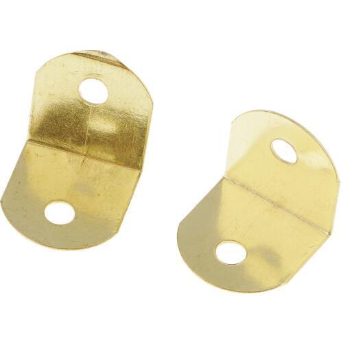 100 Pcs Mini L Shape Corner Brace Plate Picture Frame Angle Bracket 12x12 Mm