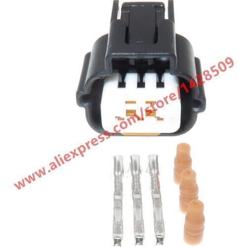 5 Sets 3 Pin Automotive Electrical Female Plug Waterproof Auto Connector With Terminal For Mitsubishi PK605-03027
