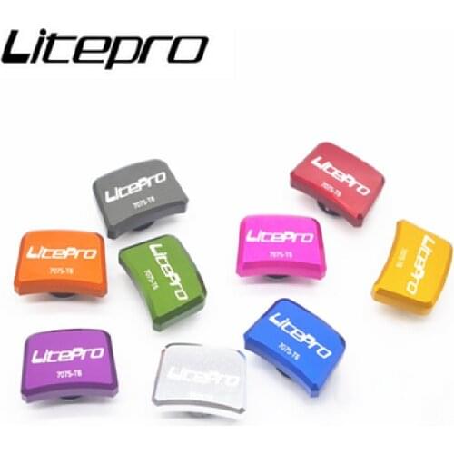 5pcs/Lot Litepro Folding Bicycle Colorful Crank Square Plate Nail Aluminum Alloy 412 Bolts Bike Parts