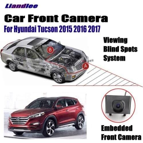 Car Front View Camera For Hyundai Tucson 2015 2016 2017 Not Rear View Backup Parking Camera HD CCD Night Vision