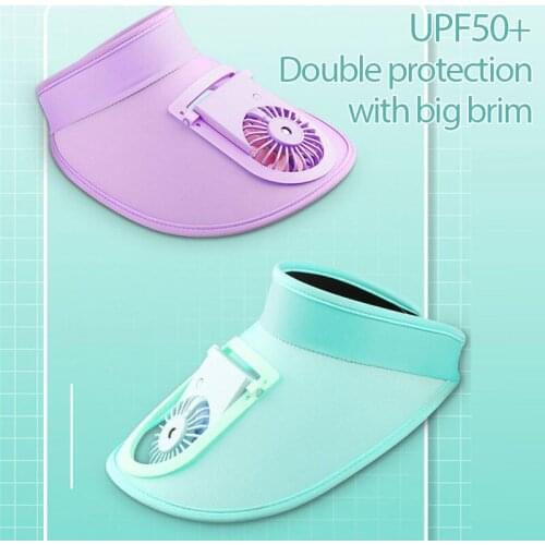 Summer Fan Cooling Baseball Cap Hat USB Charging Breathable Shade Sunscreen Hat Required Fishing Sport Outdoor For Women