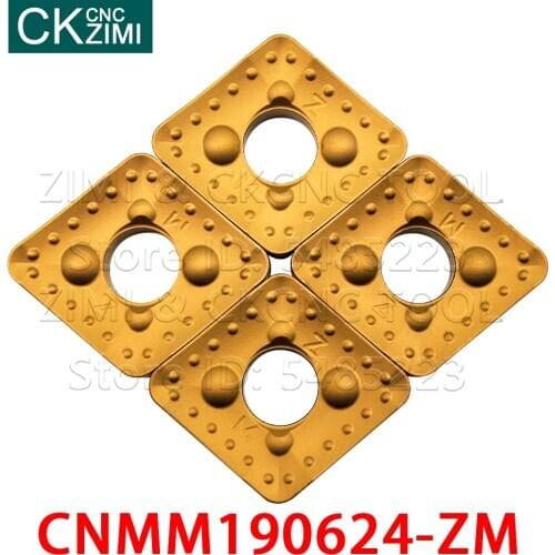 CNMM190624-ZM CNMM 190624 Carbide Inserts External Turning Tools Roughing CNC Metal lathe tool turning for Steel rough machining