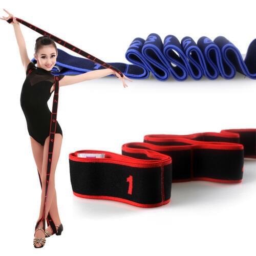 Child Gymnastics Ballet Latin Stretch Bands Yoga band Foot Loop AdultDance exercise Training Latin Elastic BandDT004