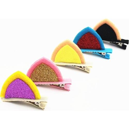 2PCS/Lot Girls Cute Cat Ears Hair Clips Children Lovely Hairpins twinkle Hair Ornament Headbands Kids Hair Accessories