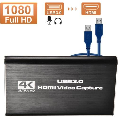 HDMI Game Capture Card USB3.0 1080P Reliable Portable Capture Card For Live Broadcasts Video Recording Computer Accessories