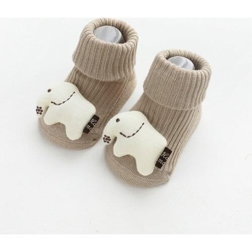 Cartoon doll baby socks dispensing non-slip loose mouth baby socks children floor socks Baby Cartoon Clothes Lovely Cute Socks
