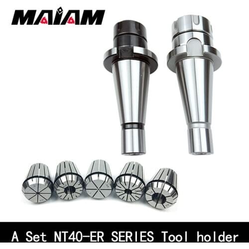 A set nt40 er20 er25 er32 tool holder bt nt er cnc tool holder and er nut wrench for milling machine lathe maching center