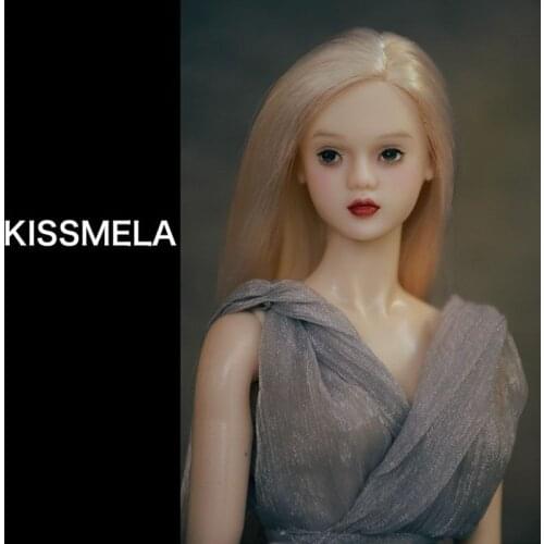Limited Sale Girl Kissmela LINN Doll Head Suit For 1/6 Doll Body DIY without Makeup