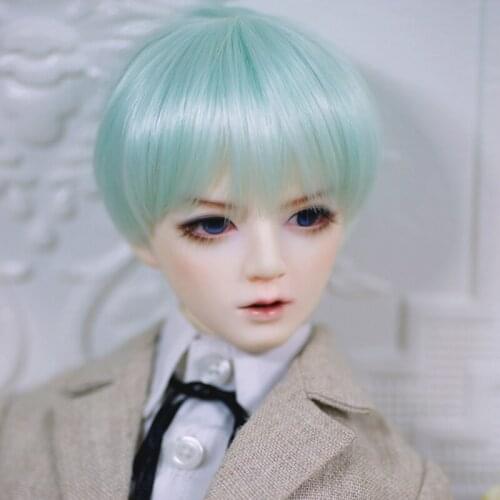 1/3 1/4 Bjd Wig High Temperature Green Color Hair For BJD Doll Accessories