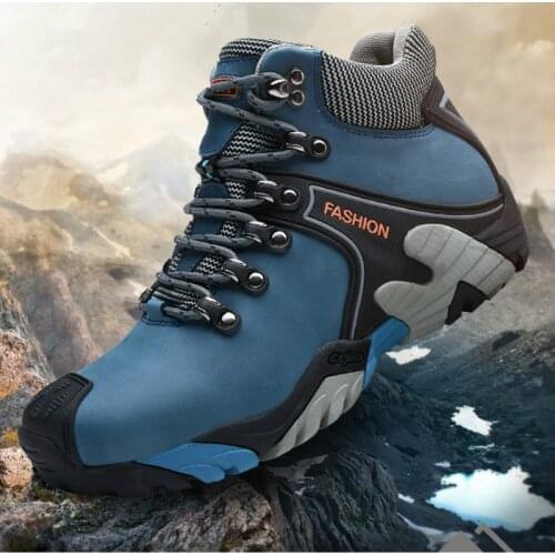 Hiking Shoes Men Woman Winter Mountain Climbing Trekking Boots Top Quality Outdoor Fashion Casual Snow Boots Ankle Boots Plus