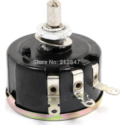 Full Size 100 Ohm 5W 5Watt Wire Wound Potentiometer Pot 42mm Body Diameter