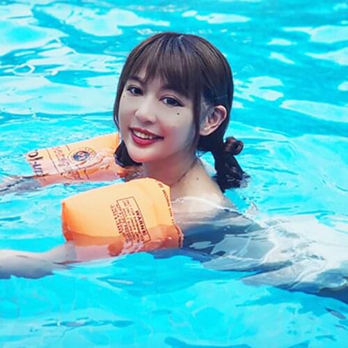 Arm Floaties, Inflatable PVC Swim Arm Bands Water Float Rings for Toddlers and Kids