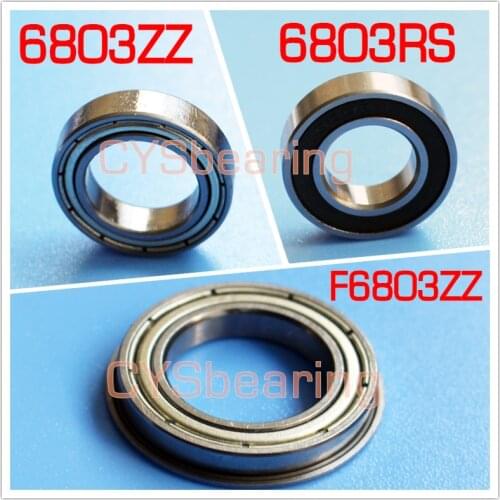 S6803ZZ S6803RS 17x26x5mm 6803ZZ 61803 ZZ F6803ZZ Flange Bike Ball Bearing