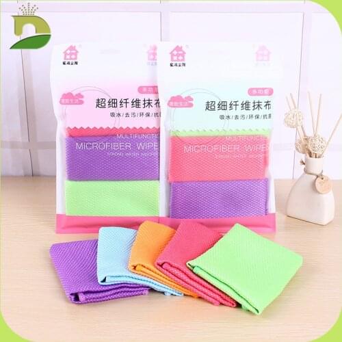 Microfiber Cleaning Cloth Household Kitchen Towel Multifunctional Cleaning Cloth Fiber Furniture Cleaning Tool Kitchen Towe