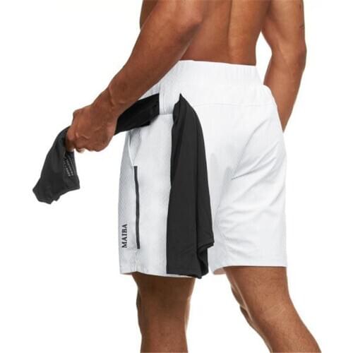 NEW gyms Running Shorts Men mesh Sports Shorts Male Quick Drying fitness bodybuilding men Shorts Jogging Exercise Gym Shorts men