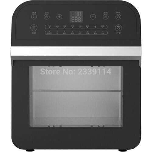 12L 1600W Air Fryer Oven Toaster Rotisserie Dehydrator LED Display Digital Touch Screen 16-in-1 Countertop Oven Cooking Tools