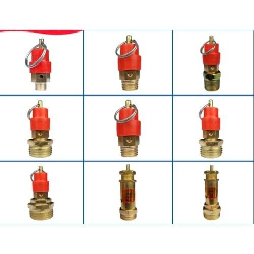 Air compressor air pump copper-plated safety relief valve spring type gas storage tank steam boiler protection exhaust valve