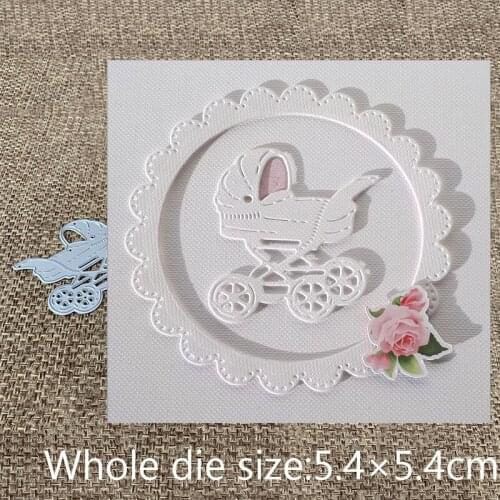 XLDesign Craft Metal Cutting Die cut die Baby carriage decoration scrapbooking Album Paper Card Craft Embossing Die Cuts