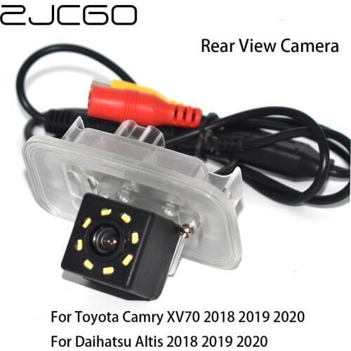 ZJCGO Car Rear View Reverse Back Up Parking Night Vision Waterproof Camera For Toyota Camry XV70 Daihatsu Altis 2018 2019 2020