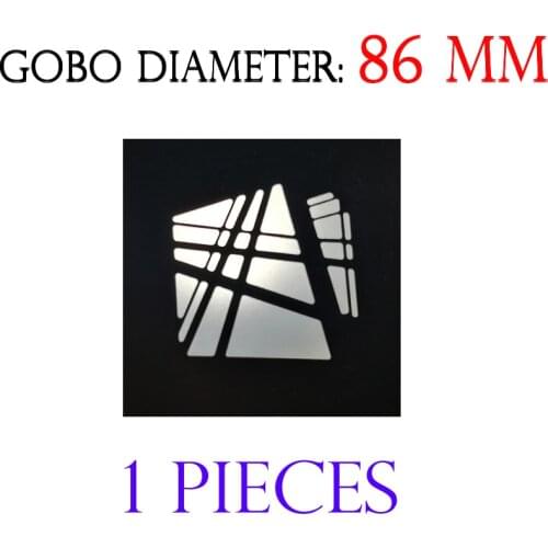 1 piece with diameter of Gobo 86mm stainless steel metal will not produce burst large photographic light shielding