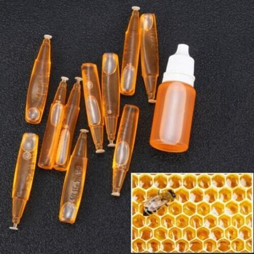 10pcs 2ml Bee queen pheromone Bee Swarm Attractant Lures Bait Trap tool Beekeeping Hive Honey For Beekeeper garden
