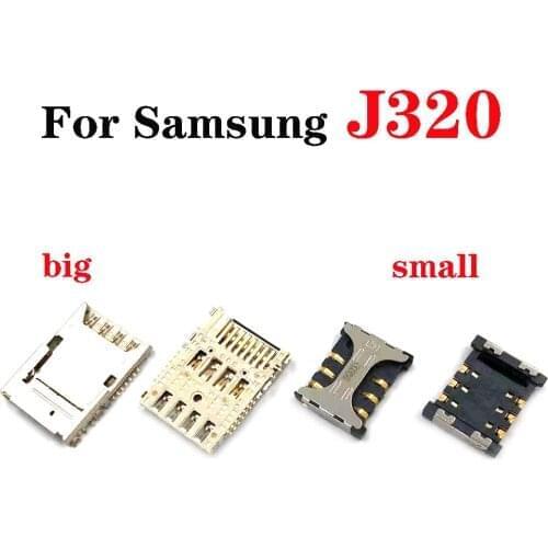 10PCS For Samsung Galaxy J320 J710 J5 Prime Sim Card Reader Connector Holder Socket Repair