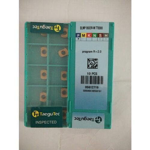 100PCS taegutec BLMP 0603R-M TT9080 Cemented carbide inserts CNC blade lathe tool