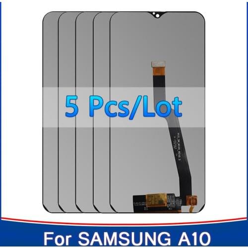 5 Pcs 6.2" Original A10 LCD For Samsung Galaxy A10 A105 A105F SM-A105F LCD Display Screen replacement Digitizer Assembly parts