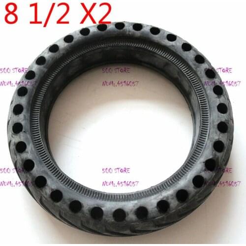 Free shipping Solid Tire Hollow Non-Pneumatic Tyre Wheel8 1/2x2 for Xiaomi Mijia M365 Scooter Shock Absorber Anti-slip Tyre Tire