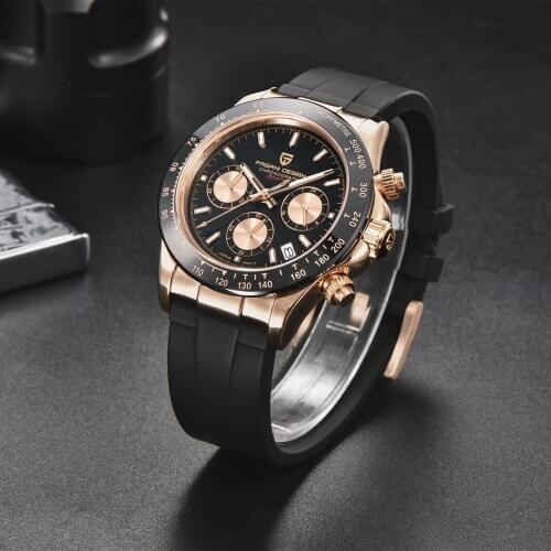 PAGANI DESIGN Modern Mens Watches 2020 Men Sports Watch 100M Waterproof watch men wrist Japan VK63 Quartz Movement Watch For Men