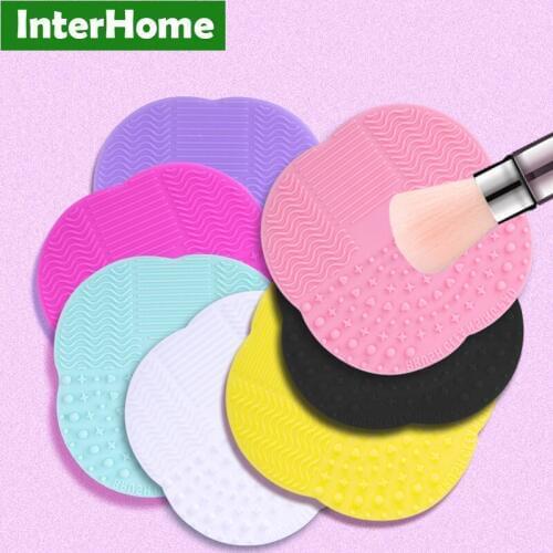 Health Make Up Brush Cleaner Scrubber Silicone Gel Cleaning Board Cosmetic Washing Tools Sucking disc Makeup Girl Cleaning Care