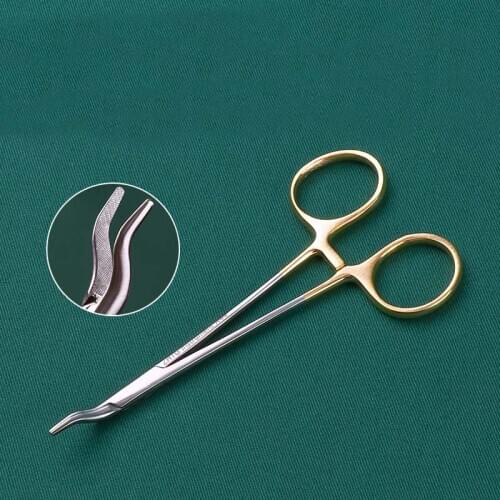 Zhonghe Tiangong Needle Holder Ophthalmology Beauty Double Eyelid Suture With Scissors Clip Needle Forceps Nasal Cavity Needle N