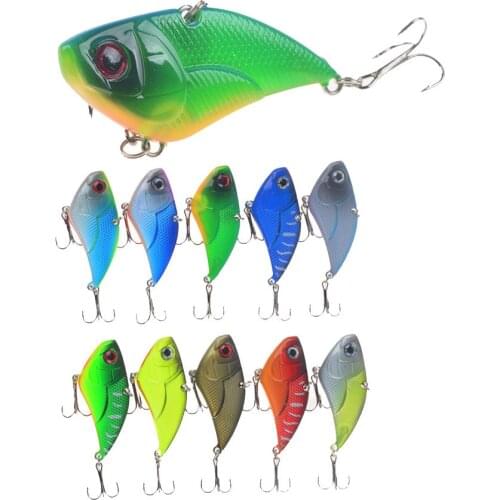 DHYJSFDC 51mm 14.5g Floating Fishing Lure Lipless Crankbaits Sinking Hard Plastic Artificial VIB Bait Bass Fishing Tackle