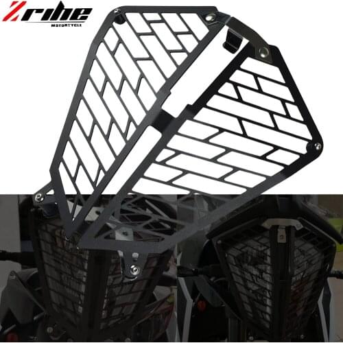 Motorcycle Accessories Aluminium Front Headlight Grille Cover Protector for 790 adventure S/R 790 adv 790adventure 2019-2020