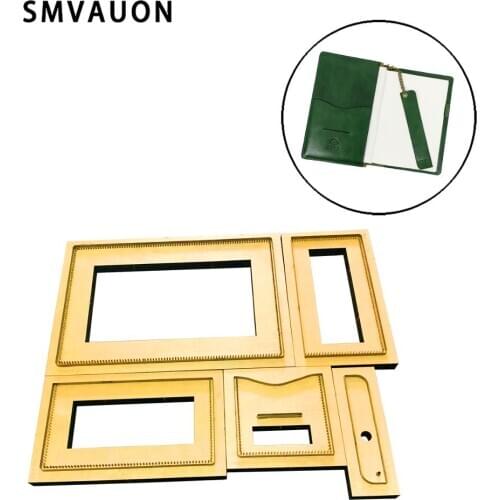 SMVAUON Wood Die Cutting Fashion Jewelry Wallet Steel Mold Cutting Mold Wood Dies Card Package Knife Mold
