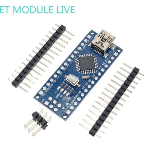 Promotion Funduino Nano 3.0 Atmega328 Controller Compatible Board for Arduino Module PCB Development Board without USB