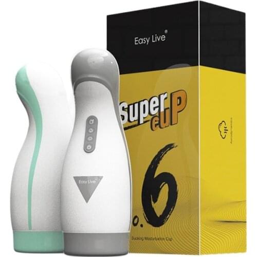 Wholesale Real Sucking Masturbator Male Blowjob Masturbators With Strong Suction Powerful Vibrating Sex Toys For Men Masturbatio