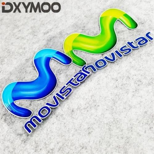Car Styling Decal MOTO GP World Racing Sponsor Motorcycle Bike Body Sticker for Movistar