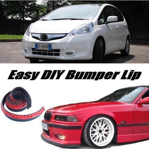 NOVOVISU For HONDA Jazz Fit Type R Bumper Lip Lips / Top Gear Shop Spoiler For Car Tuning / Body Kit + Strip