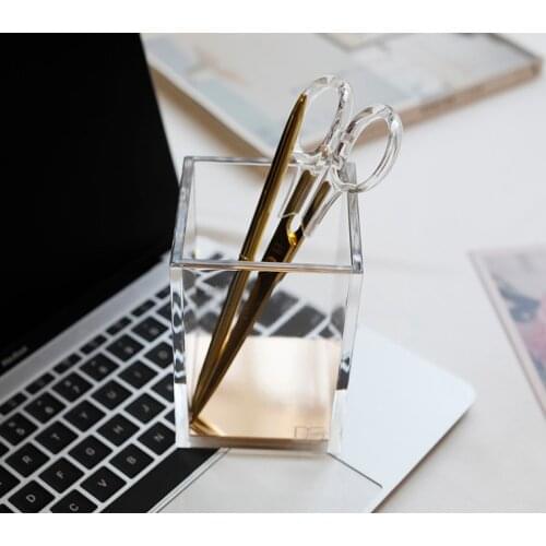 Desk organizer Acrylic Pen Holder pencil holder desk accessories school supplies