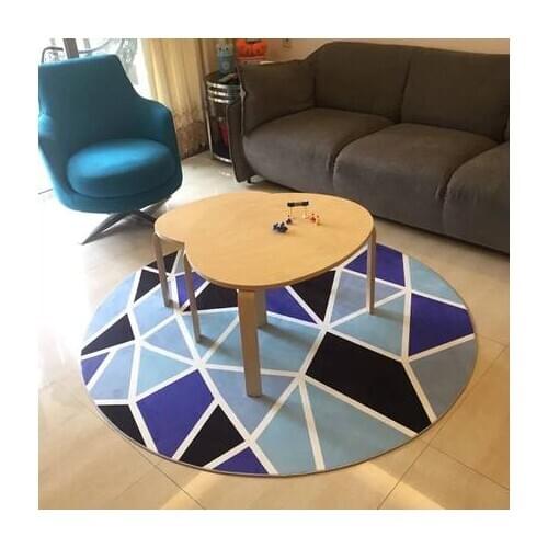 Simple Nordic Round Carpet Modern Home Living Room Coffee Table Bedroom Bedside Bed Cute Hanging Basket Computer Chair Cushion