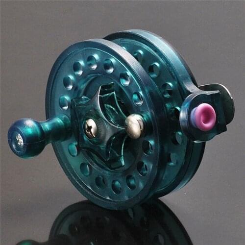 Adjustable Mini Fishing Reels Outdoor Winter Ice Fishing Belly Support Holder Boat Sea Fishing Accessories Plastic Fishing Wheel