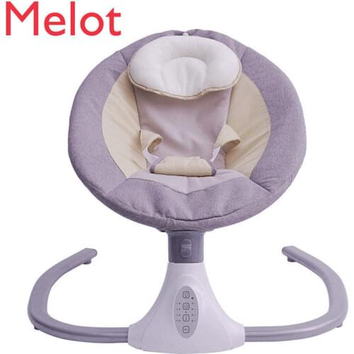 Luxury Modern Baby Rocking Chair Comfort Chair Baby Intelligent Electric Bluetooth Cradle Cradle Recliner Coax Device