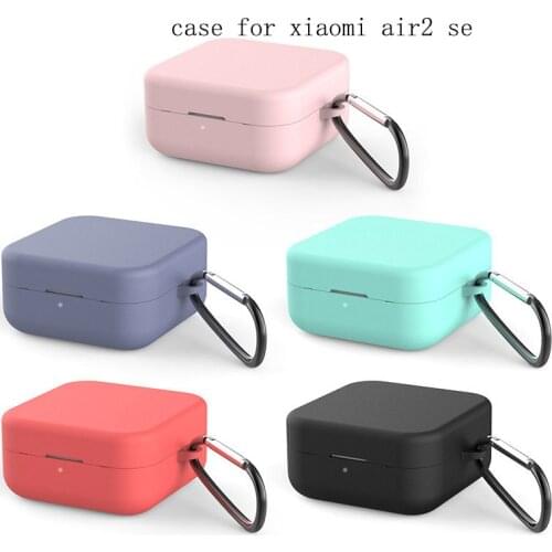 Silicone protective case for the new Xiaomi Air 2 SE Bluetooth headset box for Xiaomi Air 2 SE earplug covers with hooks