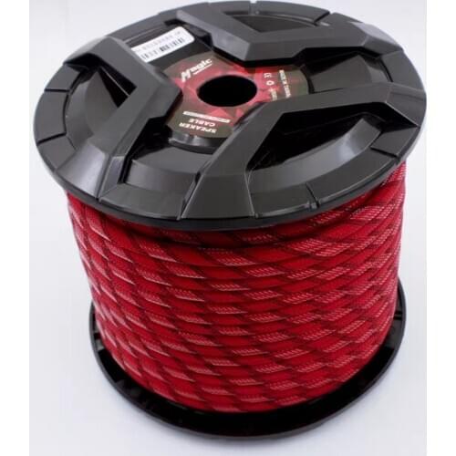 Fever Car Audio Power Amplifier Subwoofer Line Modified Pure Copper Power Cord with Anti-wear Network Tube 6GA 8GA 10GA One Roll