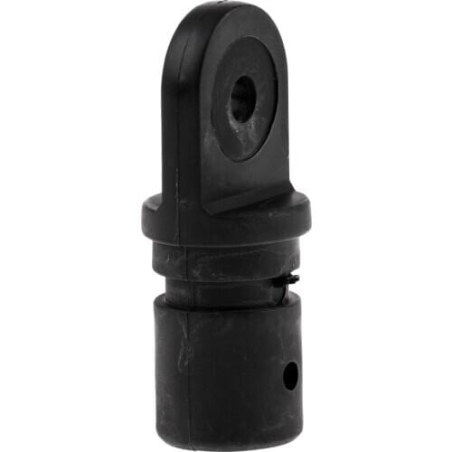 Durable Black Nylon Marine Boat Bimini Top Fitting 22mm 7/8'' Tube Internal Eye End Insert Hardware Accessories