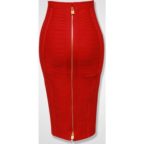 VIIZREL Pencil Skirts With Flowers